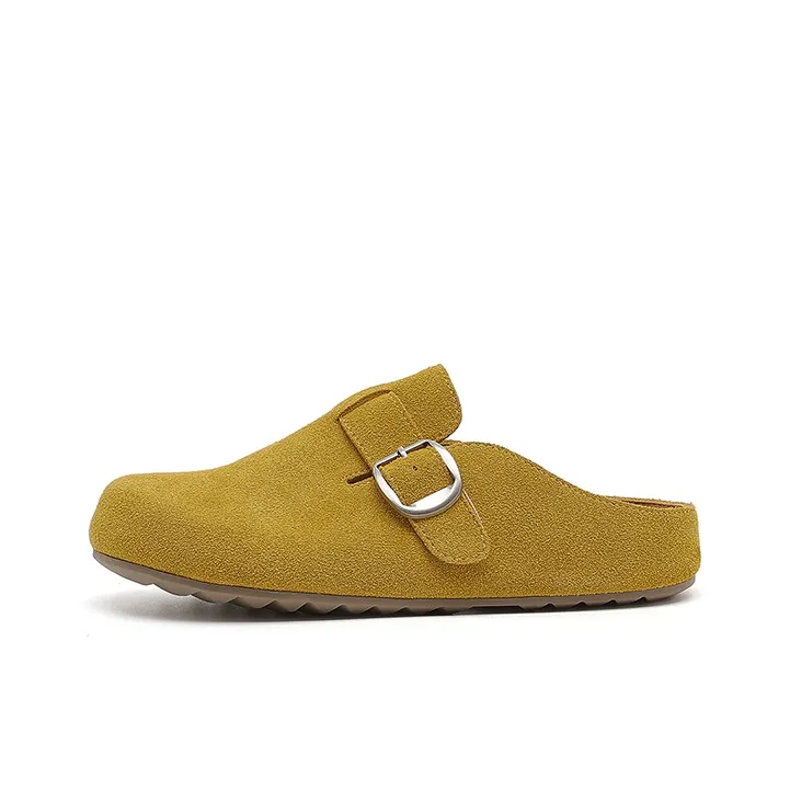 DAPHNE Rubber Sole Slip Resistant Closed Toe Slippers Women's-8