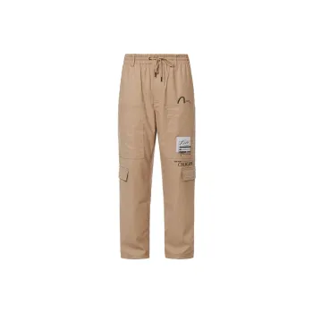 EVISU FW22 Casual Pants Men's Light Brown