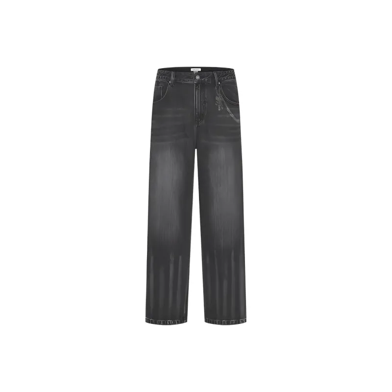 URBAN REVIVO Jeans Men's Dark Gray-0