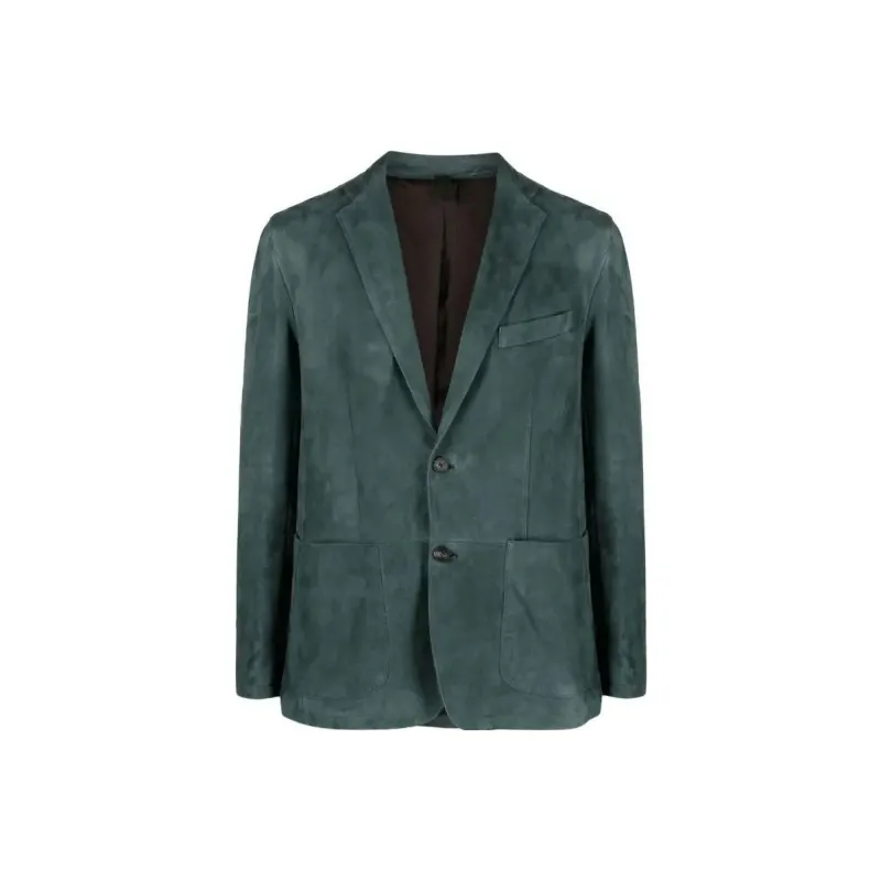 Tagliatore Single-breasted Lambskin Blazer-0