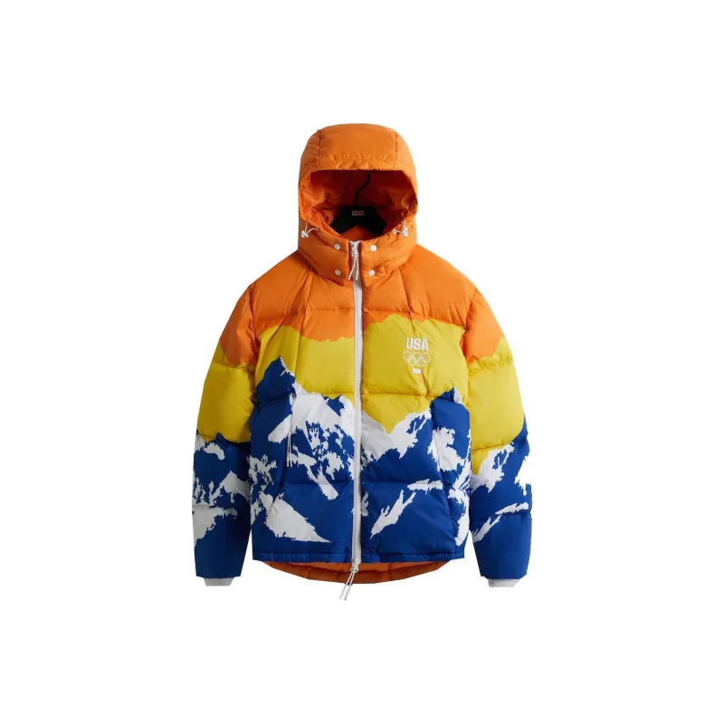 KITH Team Usa Olympic Snow Mountain Midi Puffer-0