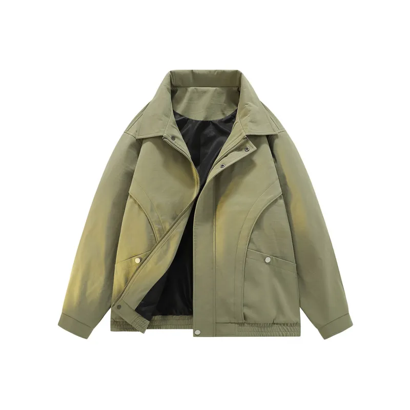 ADOONGA Jackets Coats Unisex Coffee-12