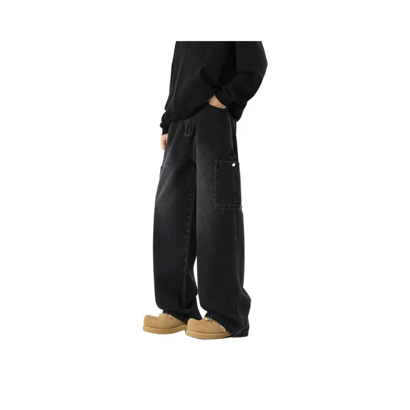 NOME Basic Versatile Loose Fit Straight Fit Pants Unisex-5