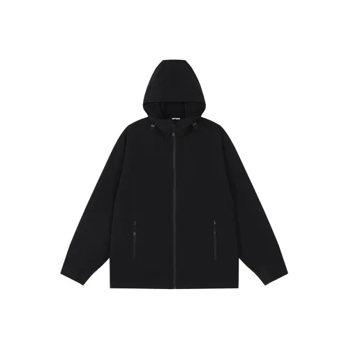 MATCHA STORY College Series Jackets Coats Unisex Black