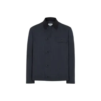 Hartford Jackets Coats Men's Navy Blue