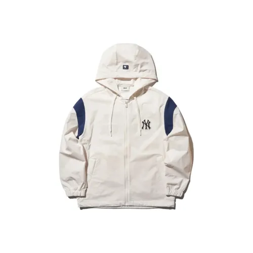 MLB SS24 New York Yankees Jackets Coats Unisex Cream