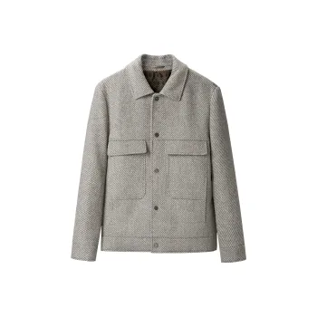 HLA Jackets Men Khaki Stripes D6