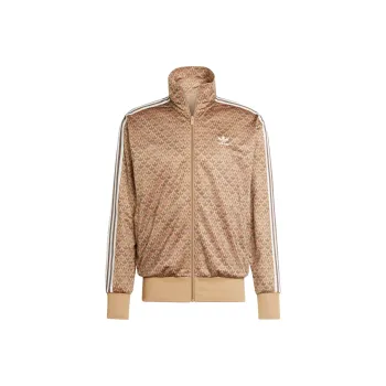 Adidas Originals Firebird Football Classic Mono Track Top Jackets & Coats Men's Earthy Brown