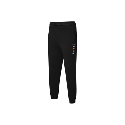 PUMA Knitted Sports Pants Men's Black