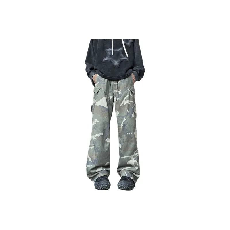 DESSO Jeans Unisex Green Camouflage-0