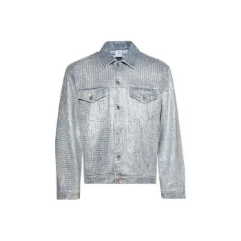 Vetements Iced Out Denim Jacket