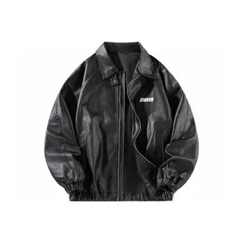 P8H9 PU Leather Jacket Coat Unisex