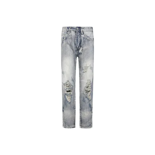 COOLALPACA Jeans Fall Unisex Denim Blue