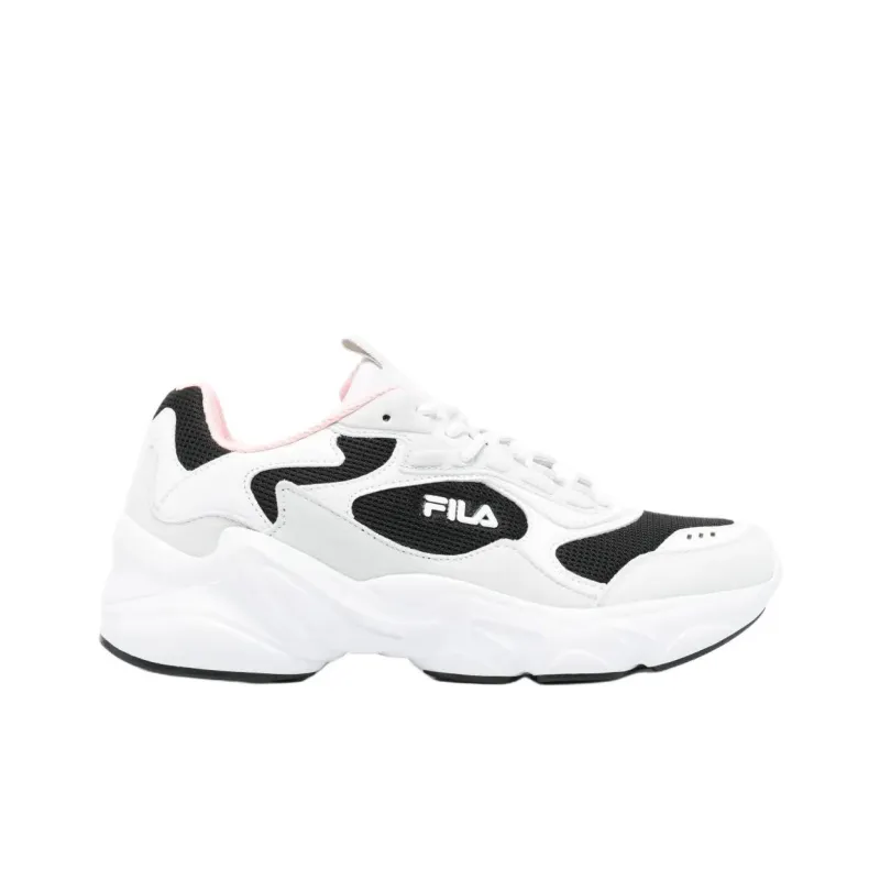 FILA Anti Slip Wear Resistant Low Top Casual Shoes Women's White Black-1