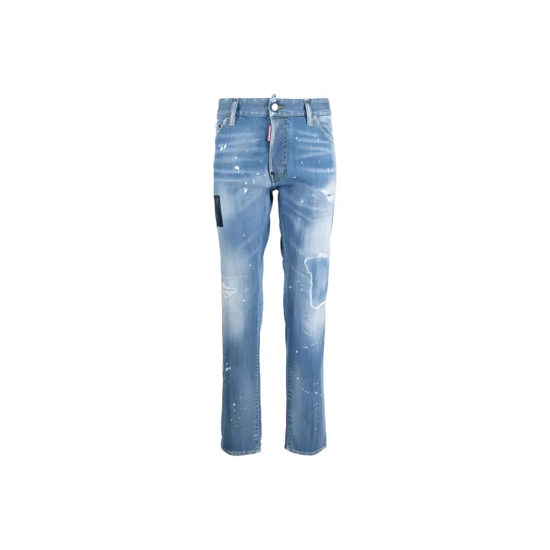 DSQUARED 2 Mid Rise Distressed Jeans-0