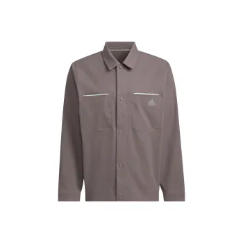 Adidas Business Casual Woven Jacket Jackets Coats Men's Charcoal Gray