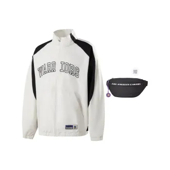 NBA Golden State Warriors Jacket Unisex Ecru