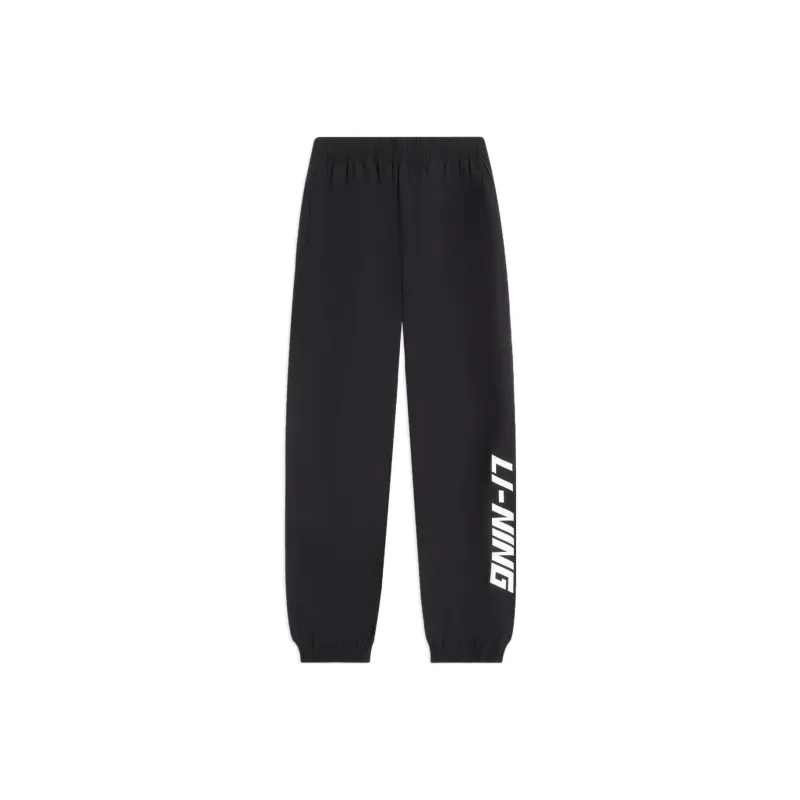 LiNing Sports Life Collection Knitted Sweatpants Men's Black-0