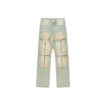 XINYINSU Jeans Unisex Blue