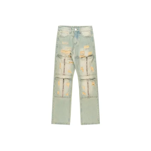 XINYINSU Jeans Unisex Blue