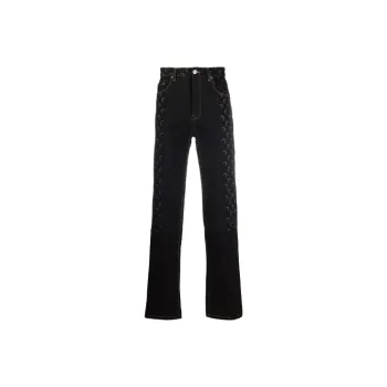 Marine Serre Jeans Men Black