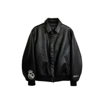 Y 3 Real Madrid Feaus leather Jacket