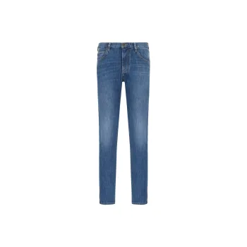 EMPORIO ARMANI J45 Regular fit Washed Twill 11.5 oz Comfort denim Jeans