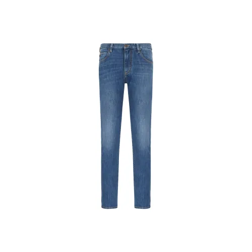 EMPORIO ARMANI J45 Regular fit Washed Twill 11.5 oz Comfort denim Jeans