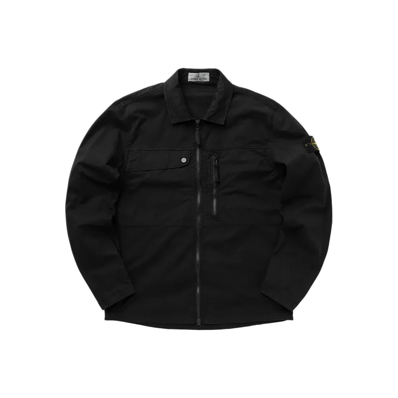 STONE ISLAND SS24 Jackets Coats Men's Black-0