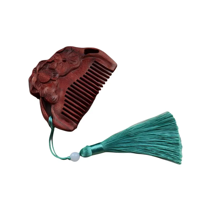 Sweet Pillow House Traditional Chinese Style Brogues Comb Brogues Mini Compact Comb For Sideburns Shaping-9