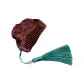 Rosewood Lotus Scented Comb, Cyan Fringe