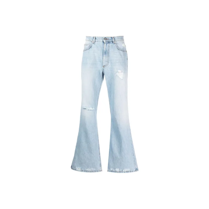 ERL Distressed Denim Pants-0