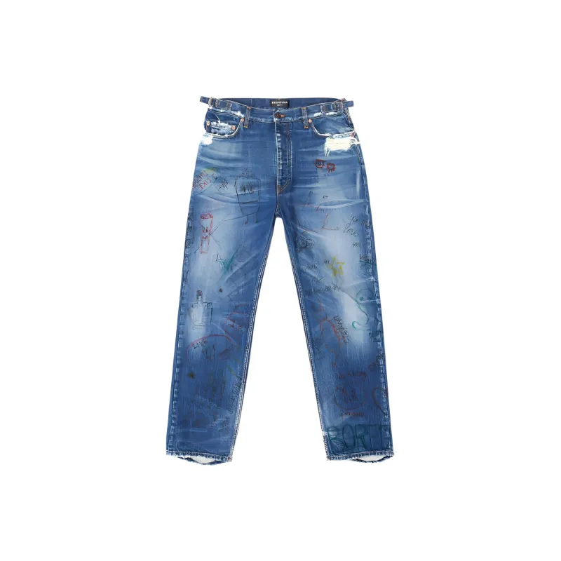 Balenciaga SS22 Denim Trousers Men's Blue-0