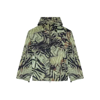DIESEL SS24 Trench Coat Men's Army Green