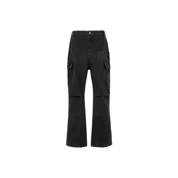 UNDERWATER Large Pocket Bootcut Cargo Pants Unisex
