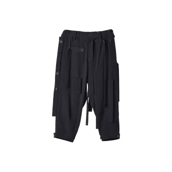 Yohji Yamamoto Casual Pants Men Black
