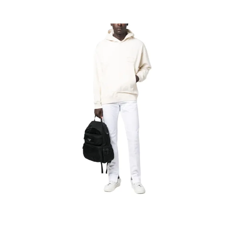 DSQUARED 2 Zip Detailed Tapered Logo Tag Trousers-0