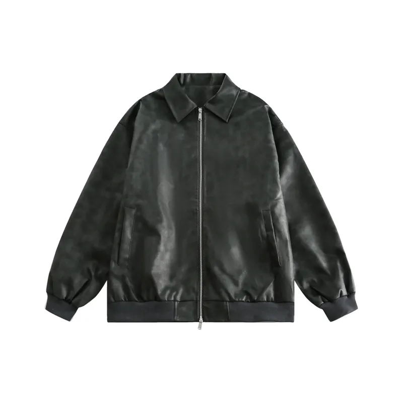 FlyboyCsc Leather Jacket Unisex Pink-7