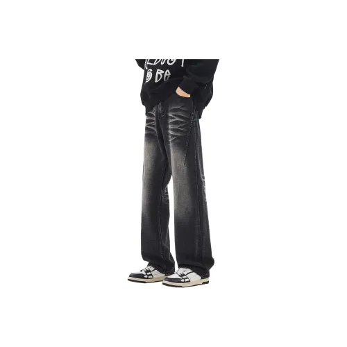 NVRFRGT Jeans Unisex Black
