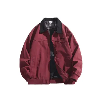 YOSICIL Jackets Coats Men's Jam Fruit Red