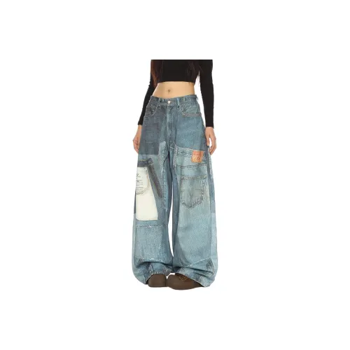 Pirkadat Jeans Unisex Blue