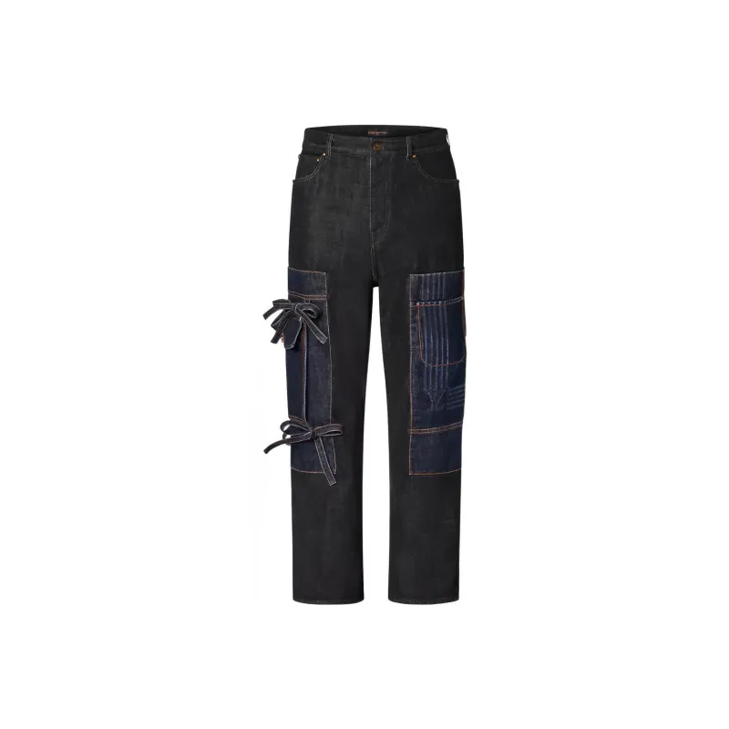 LOUIS VUITTON SS22 Jeans Men's Black-0