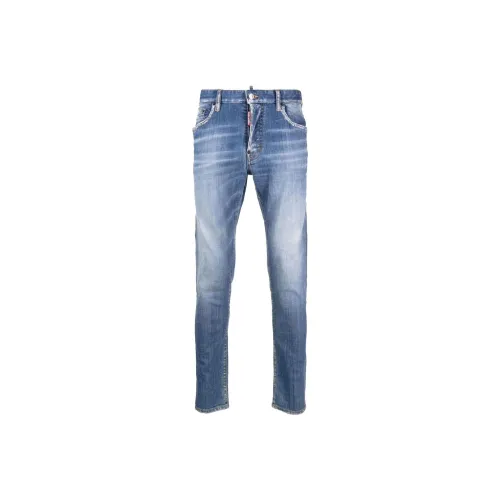 DSQUARED 2 Distressed Slim Cut Jeans