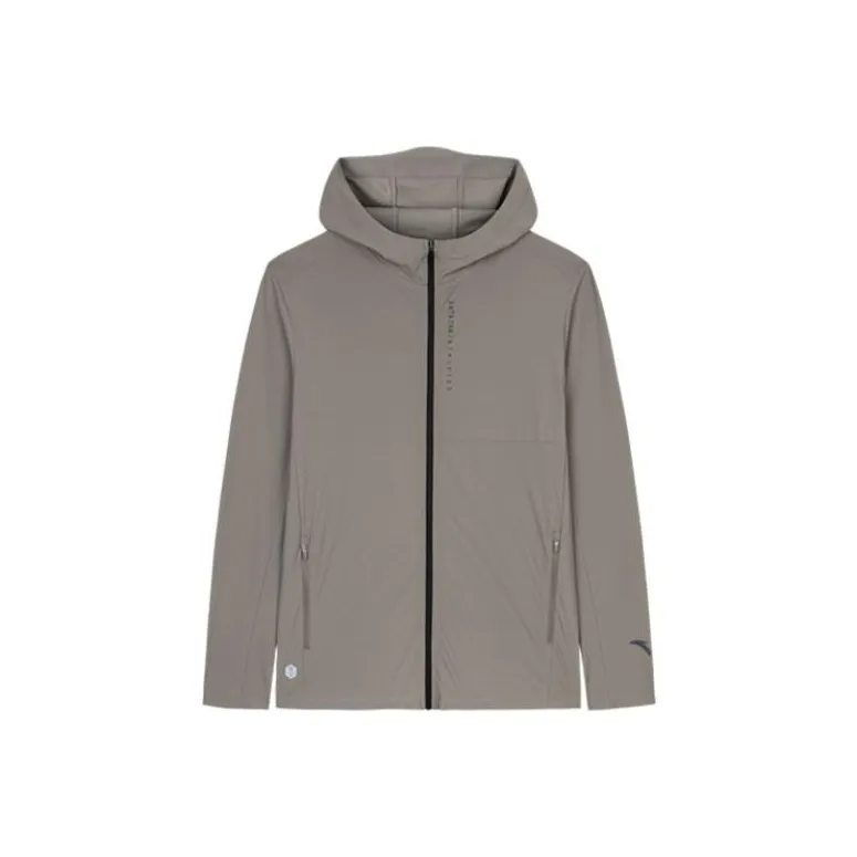 Anta Variety Training Collection Trench Coat Men's Vast Gray-0
