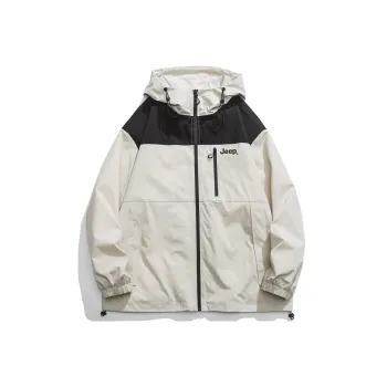 Jeep Jackets Coats Unisex Pure Black