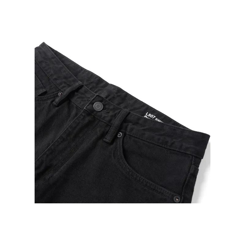 SIMWOOD Jeans Men's Washable Ink Black-2