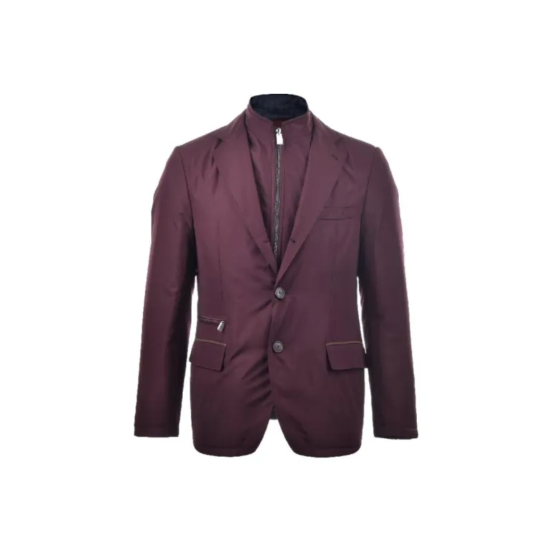 CORNELIANI Jackets Coats Men's Brown Red-0