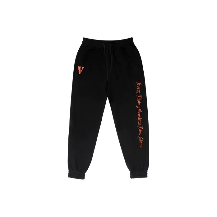 VLONE Gothic Alphabet Series Knitted Sweatpants Unisex-0
