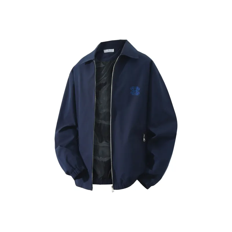 LIVINGTOWN Jackets Coats Unisex Navy Blue-5