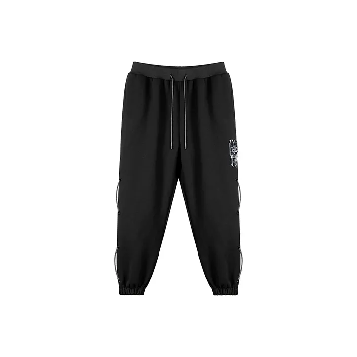 NORVINCY Thermal Breathable Elastic Waistband Casual Pants Unisex-5